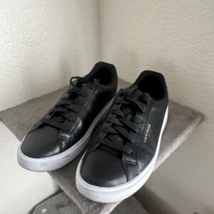 Cole Haan Cross Court Premiere Men's Black White Leather Sneakers 7.5M / 9W